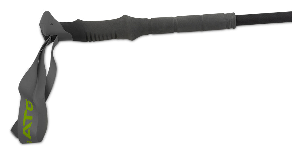 Pinguin Carbon FL Foam Trekking Poles, Carbon/Blue