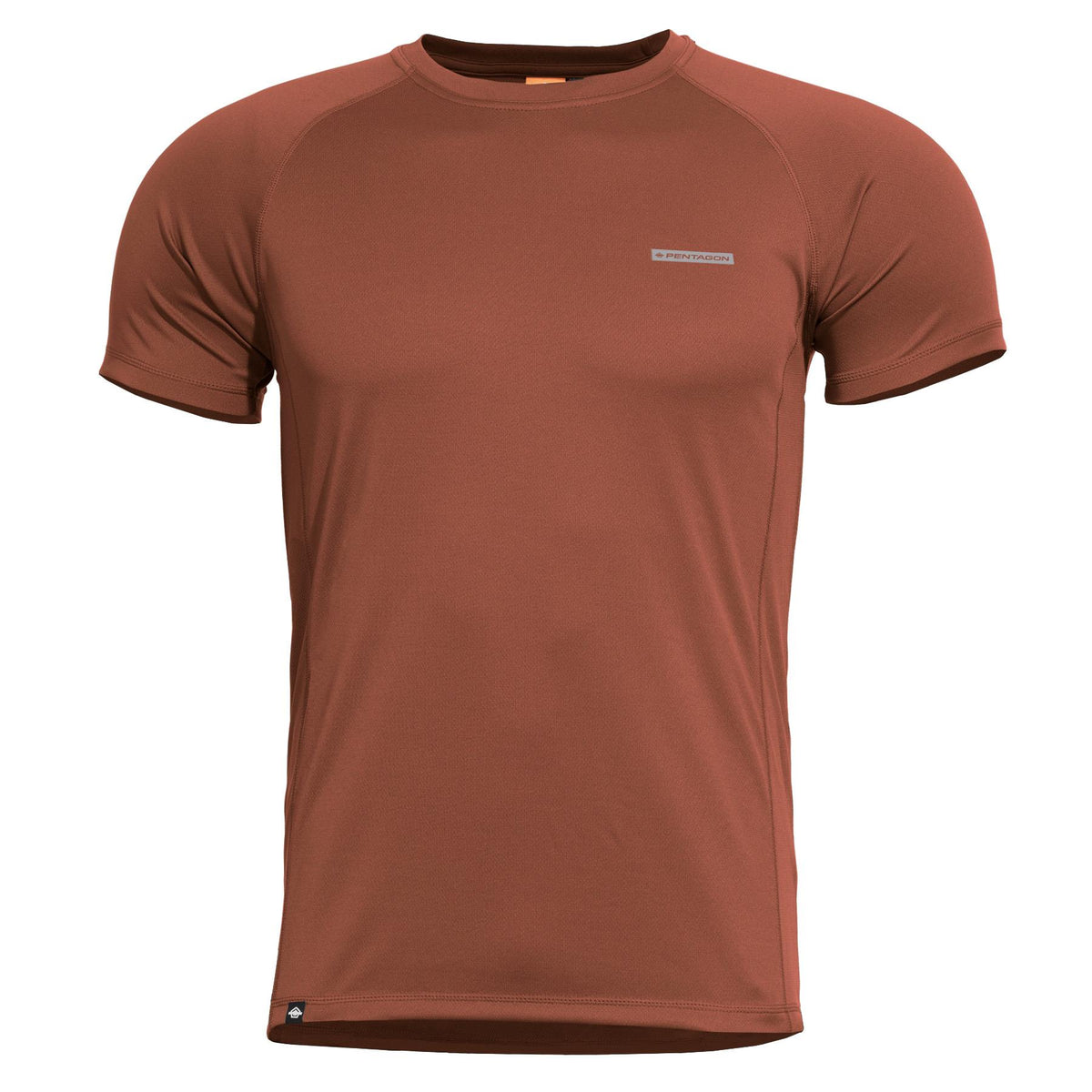 Pentagon Bodyshock MK4 μπλουζάκι που στεγνώνει γρήγορα, Maroon Red