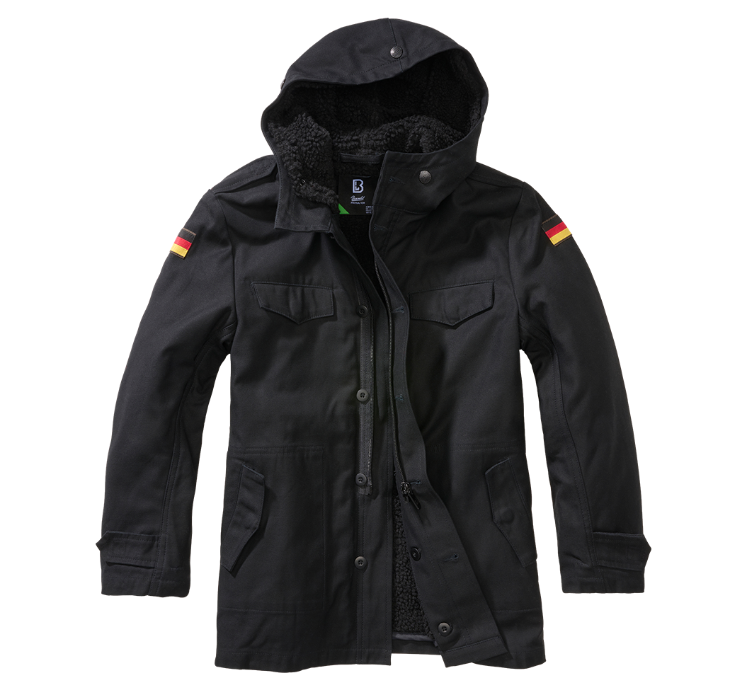 Brandit BW detská parka, čierna
