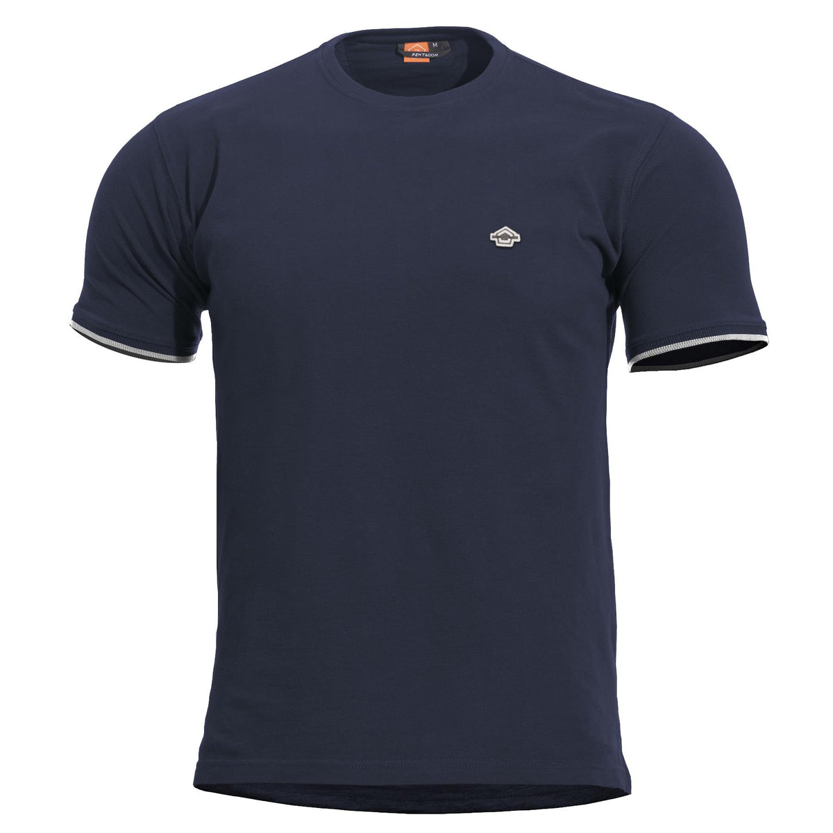 Pentagon Levantes Stripes T-Shirt, Navy Blue