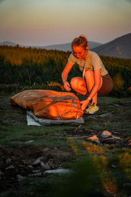 HUSKY Plus Synthetic Three-Season Extended Sleeping Bag -10°C, Mustard