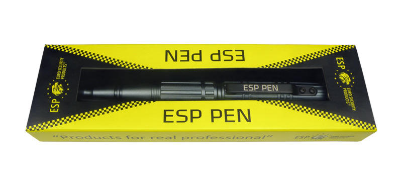 ESP KBT-02 Tactical Pen, Black, 16cm