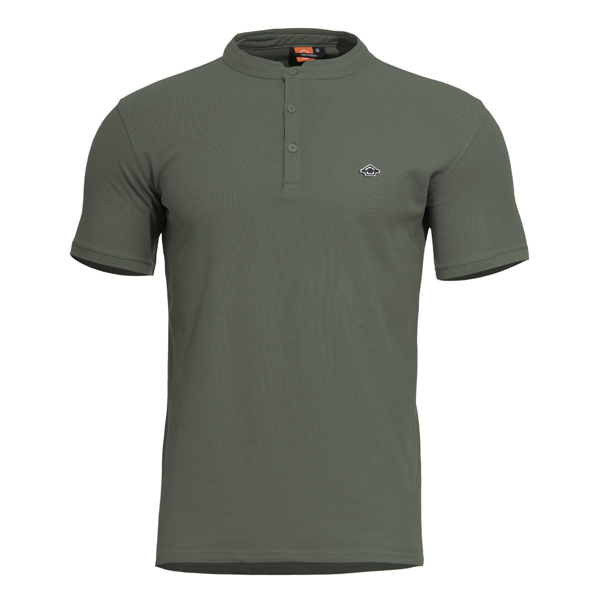 Pentagon Levantes Henley T-Shirt, Camo Green