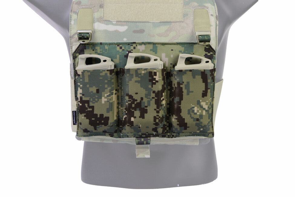 Emersongear Triple M4 Magazine Panel for Tactical Vest, Foliage Green 500D