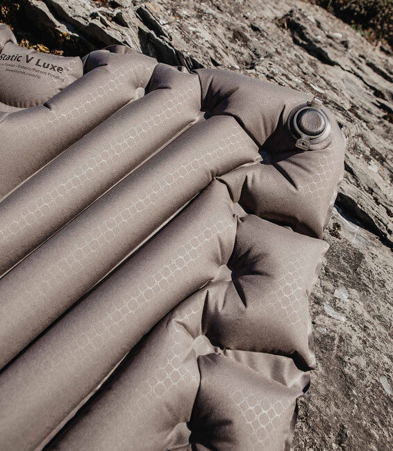 Klymit Static V Luxe Φουσκωτό Στρώμα XL, σκούρο γκρι