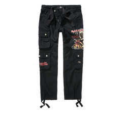 Brandit Iron Maiden Pure Slim παντελόνι, μαύρο