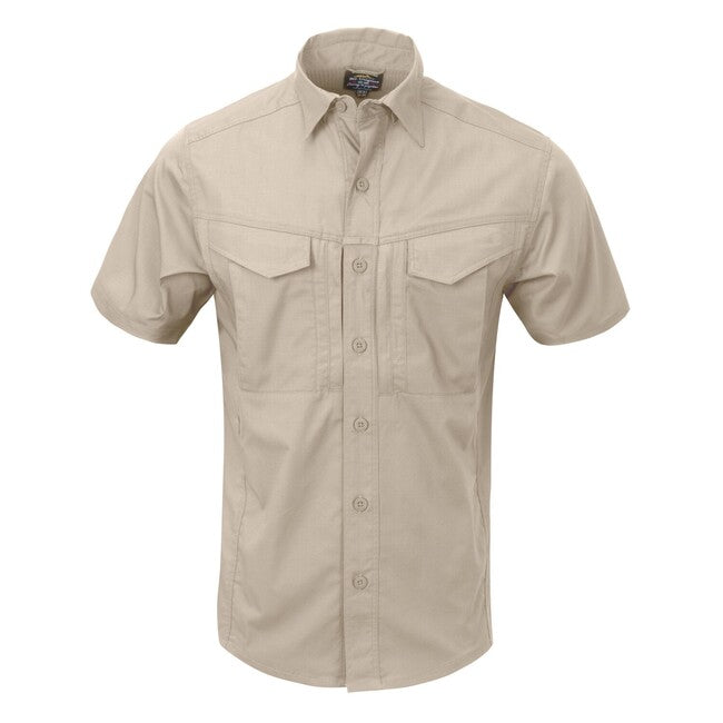 Helikon-Tex Defender Mk2 Short Sleeve Shirt PolyCotton Ripstop Black