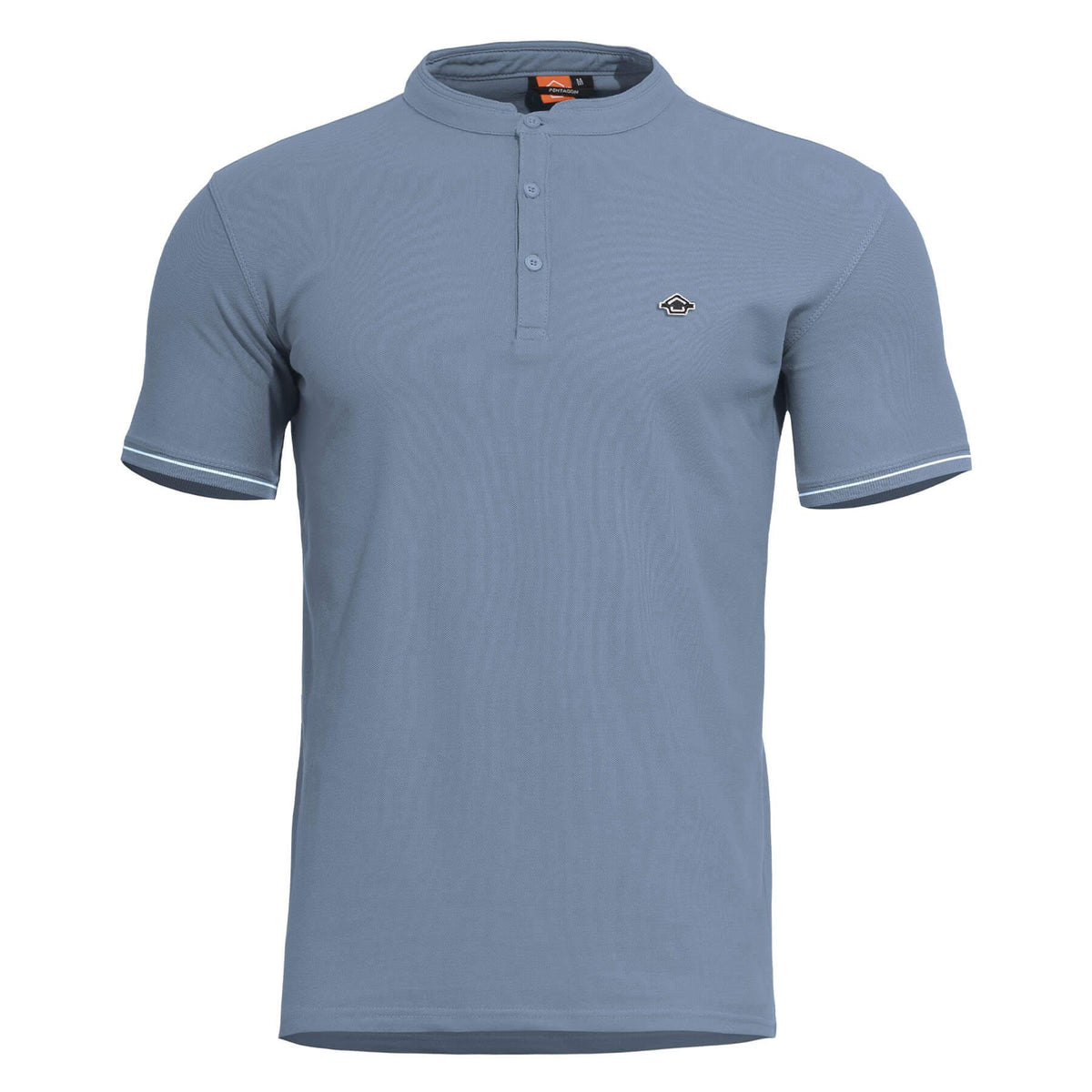 Pentagon Levantes Henley Stripes T-Shirt, Blue