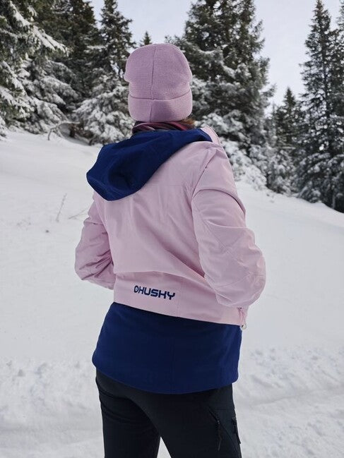 HUSKY Gambi Women's Ski Jacket, Pink/Blue