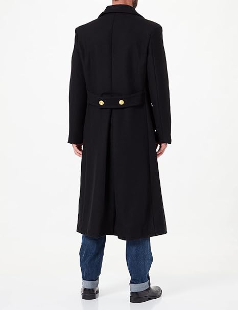 Mil-Tec BW Wool Coat, Navy Blue