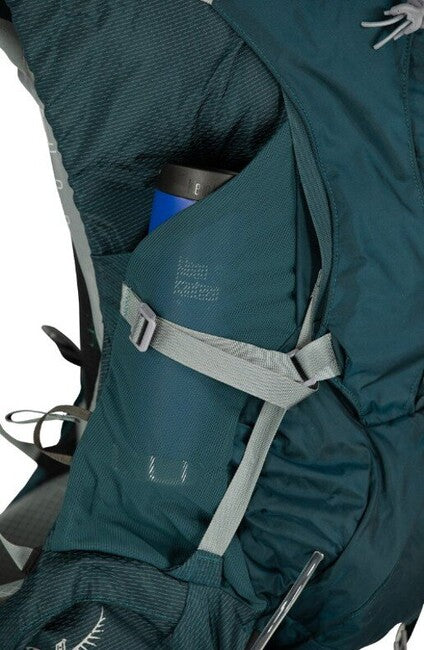 Osprey Ariel Plus 70 Hiking Backpack, Night Jungle Blue