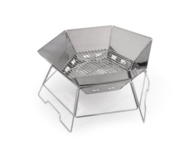 Origin Outdoors Hexagon Grill and Fire Pit