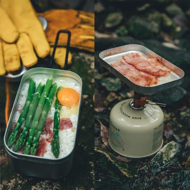 Fire Maple Aluminum Lunch Box with Lid Frost 800ml