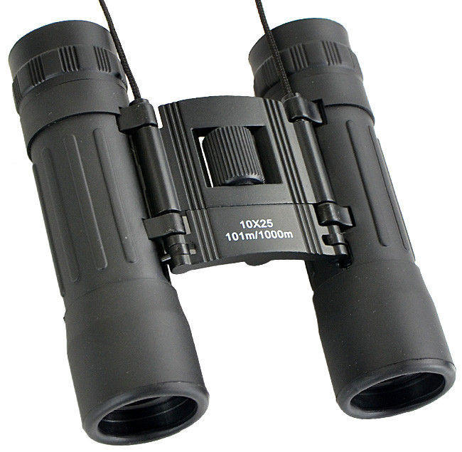 Mil-Tec Folding Binoculars 10x25, Black