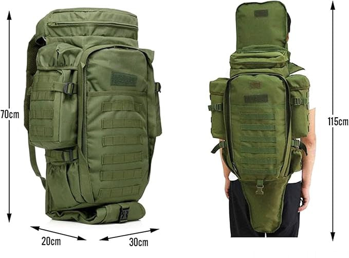 DRAGOWA Cold Resistant Backpack 70 L, Khaki