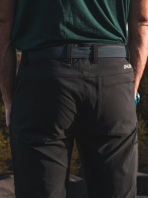 HUSKY Kavia Men's Softshell Pants, Black