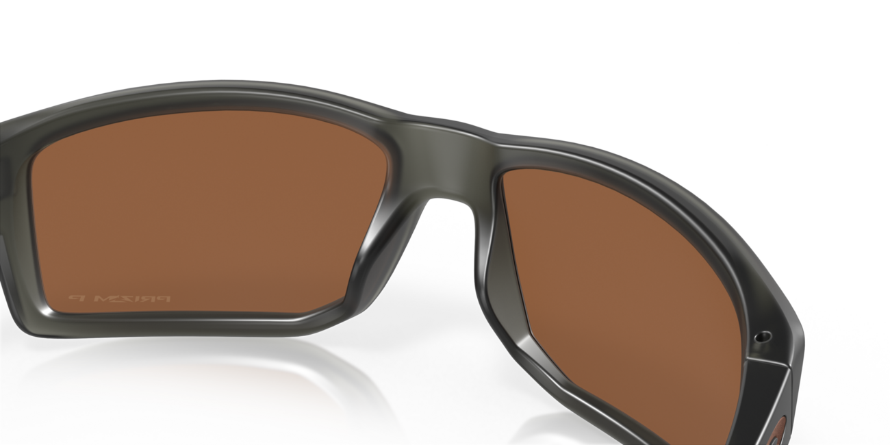 Oakley Gibston Sunglasses, Matte Grey Smoke Frame, Prizm Tungsten Polarized Lenses, 61