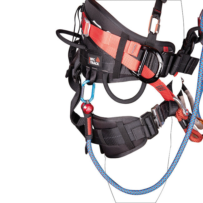 CAMP Gyro Lanyard Single Positioning Carabiner with Swivel Ring + 2 × 2125 2 m