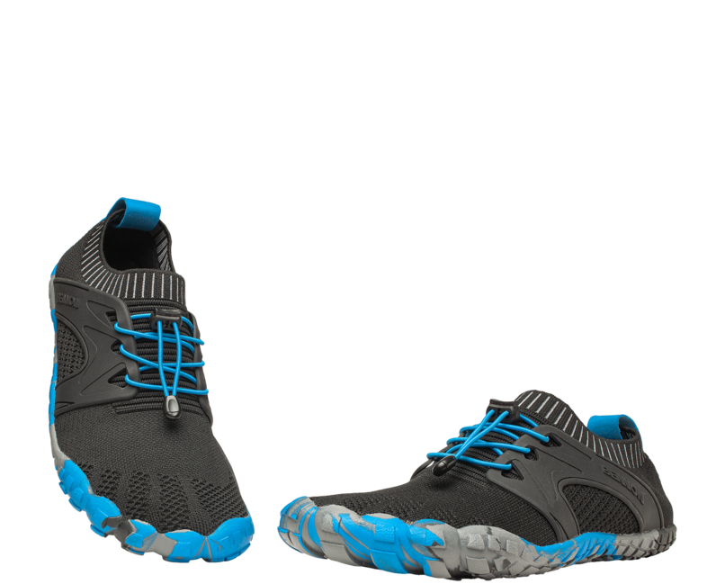 Bennon Bosky Barefoot Shoes, Black/Navy Blue