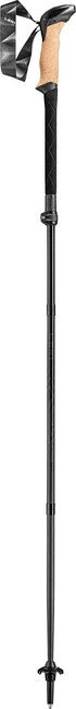 LEKI Trekking Poles Black Series FX Carbon, Black-Clear-Natural Carbon, 110-130 cm