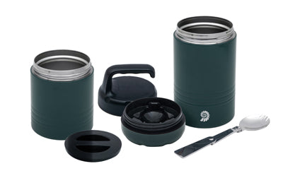Origin Outdoors Thermal Container Stainless Steel 1L, Black
