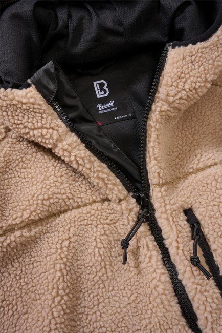 Brandit Teddy Fleece Jacket Women's, Camel
