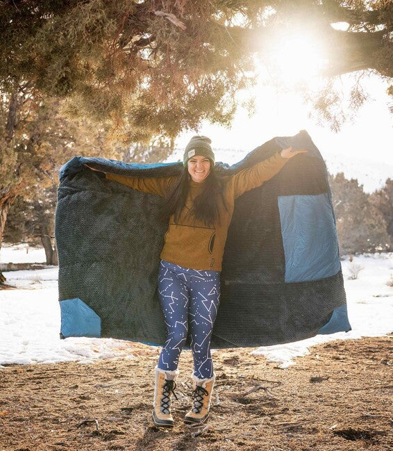 Klymit Versa Luxe Blanket, Blue