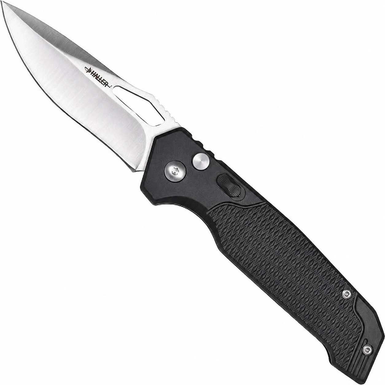 HALLER Automatic pop-up knife, black
