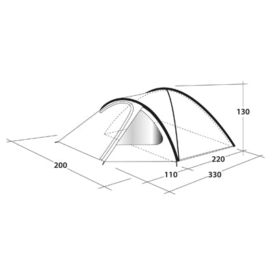 Outwell Cloud Tent for 3 Persons