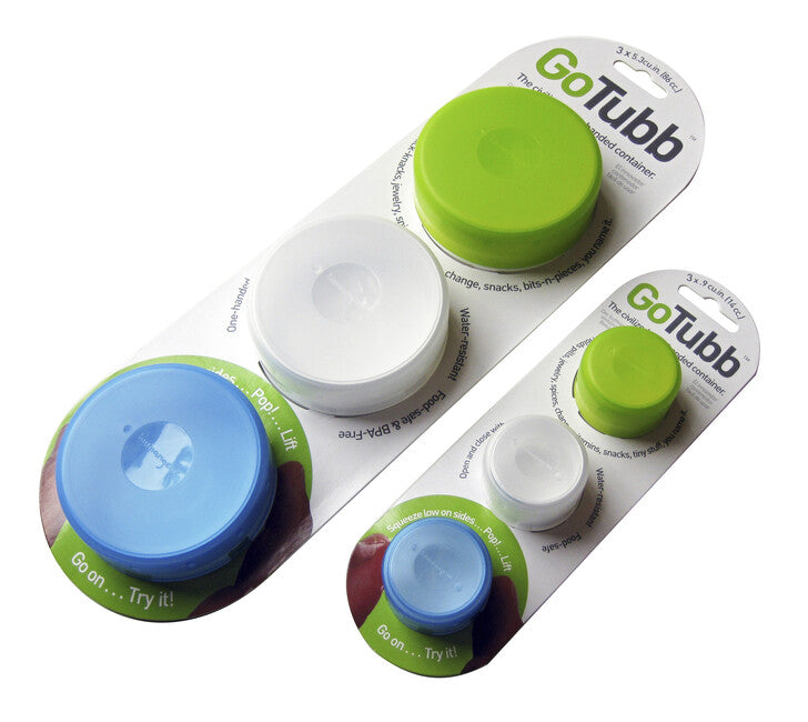 Humangear GoTubb Storage Boxes Set, Colorful, S