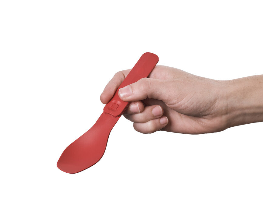 Humangear GoBites CLICK Utensils, Red