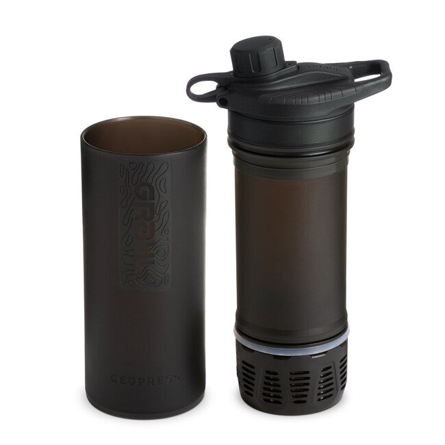 GRAYL GeoPress Purifier Water Bottle, Covert Black
