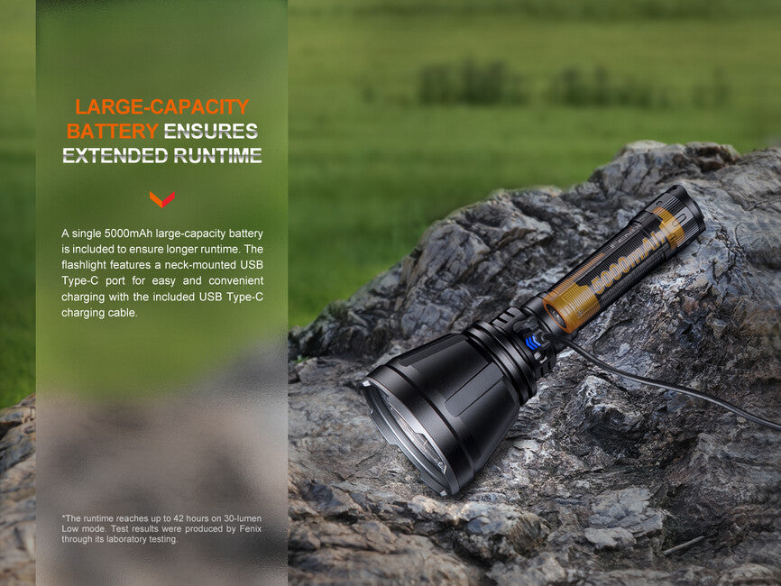 Fenix HT18R Hunting Light Kit with AER-05 Cable Switch and ALG-18 Weapon Mount