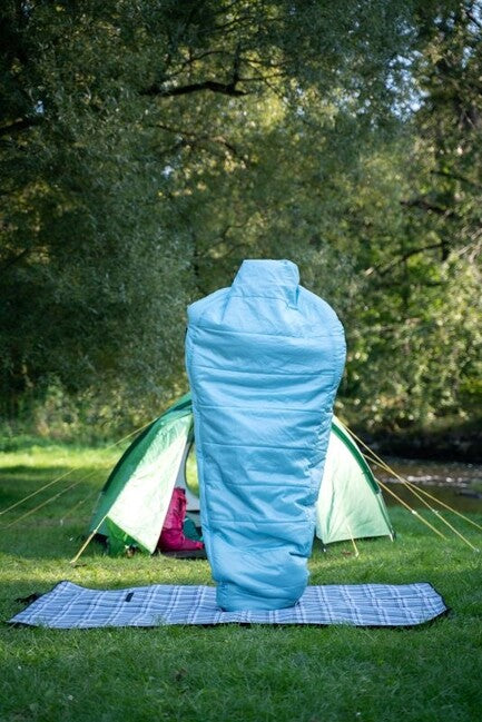 HUSKY Majesty Ladies Synthetic 3-Season Women's Sleeping Bag -10, Light Blue