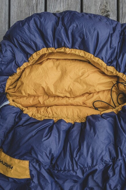 HUSKY Drafy Paper Winter Sleeping Bag -20, Blue/Orange