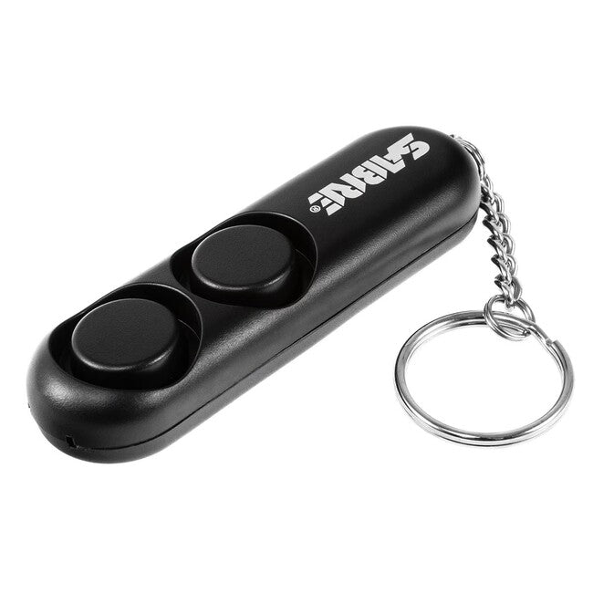 SABRE RED Personal Alarm Dual 120db, Black
