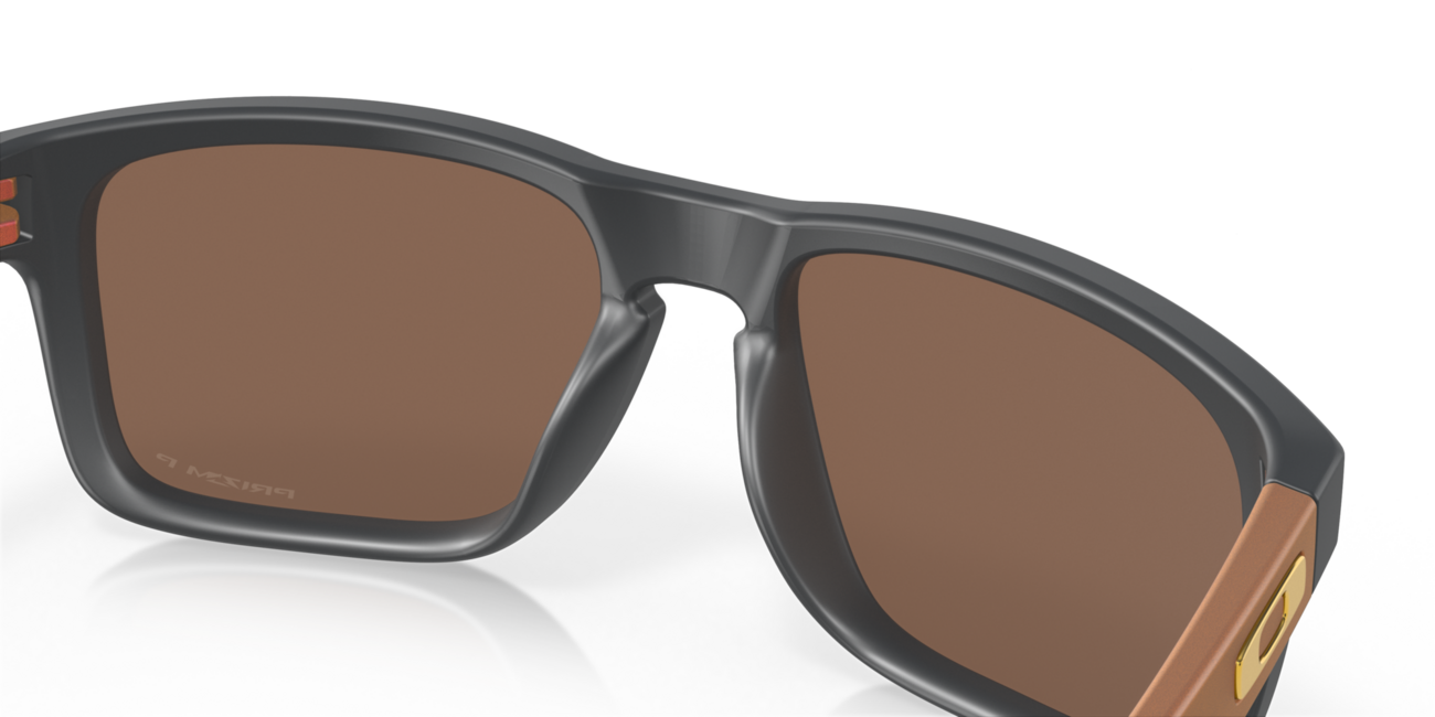 Oakley Holbrook Sunglasses, Matte Carbon Frame, Prizm 24K Polarized, 57