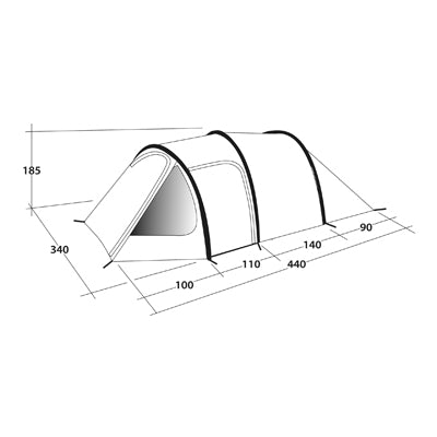 Outwell Earth Tent 5-Person, Blue-Green