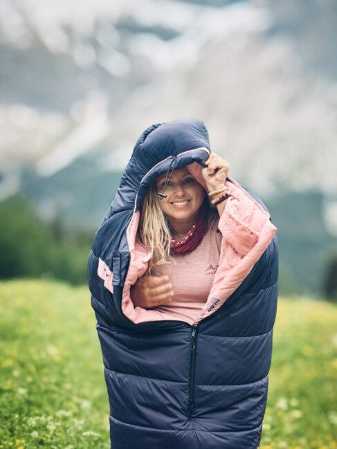 HUSKY Anapurna Ladies Synthetic Women's Winter Sleeping Bag -28°C, Navy Blue