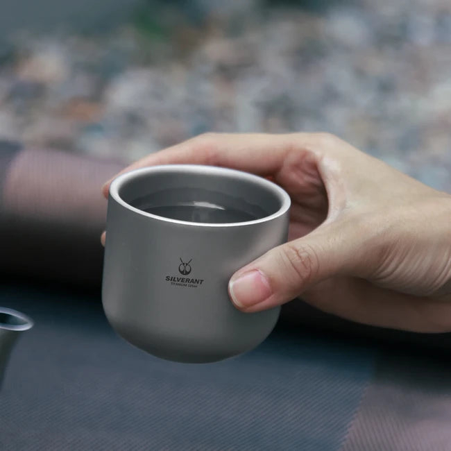 Silverant Double-Wall Titanium Tea Cup 125ml