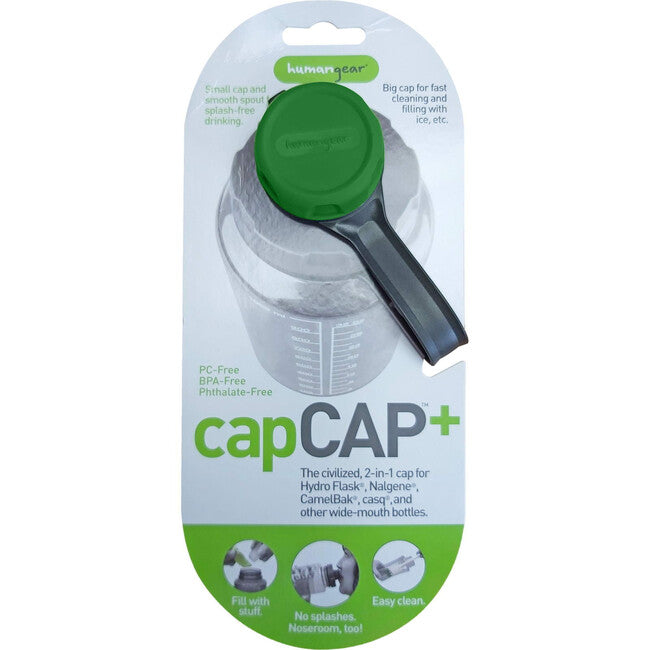 Humangear capCAP+ Bottle Cap 5.3 cm, Green
