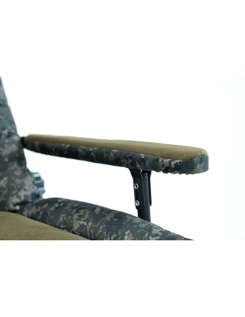 M-Electrostatyk Enzo Fishing Chair, Green with Pattern
