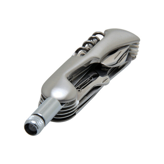 Baladeo ECO164 Barrow Multifunctional Knife, 12 Functions, Stainless Steel