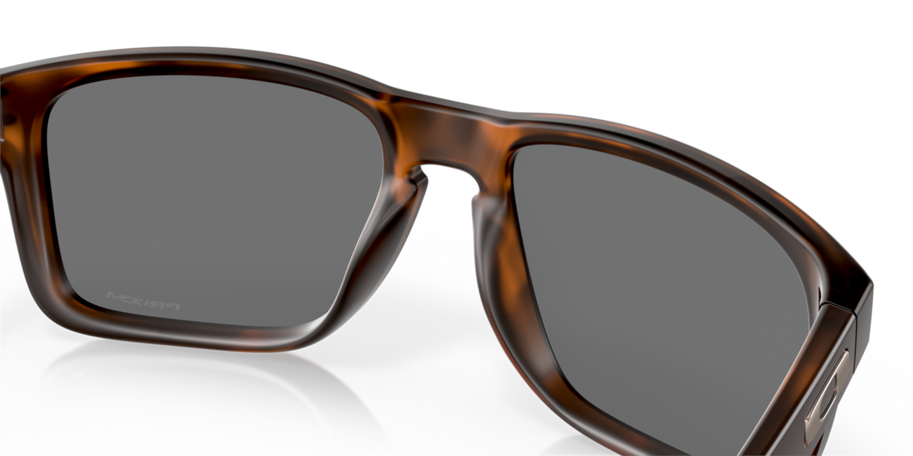 Oakley Holbrook XL Sunglasses, Matte Brown Tortoise Frame, Prizm Black Lenses, 59