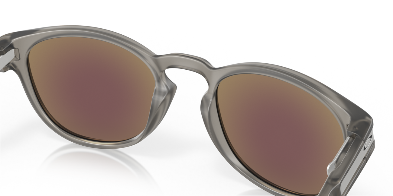 Oakley LATCH Sunglasses, Matte Grey Ink Frame with Prizm Sapphire Iridium Polarized Lenses, 53