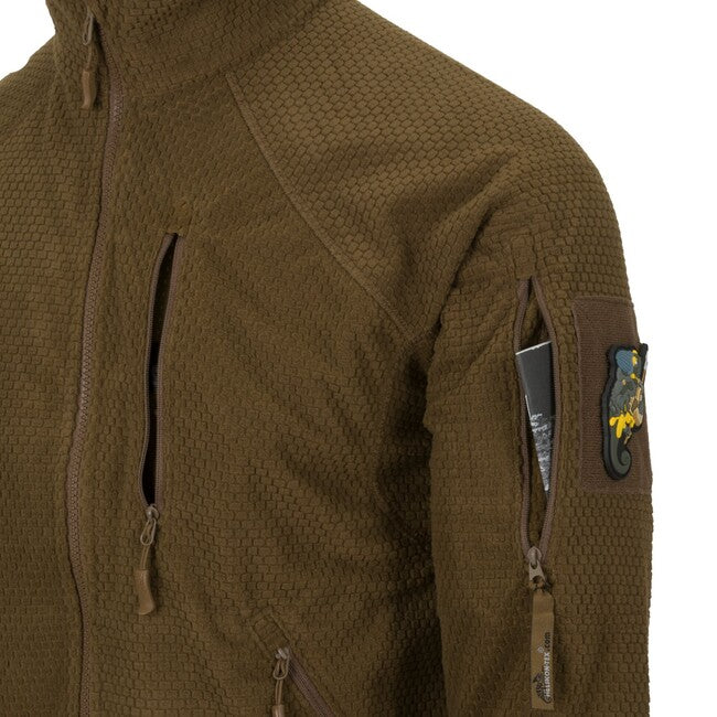 Helikon-Tex Alpha Tactical Fleece Jacket, Foliage Green