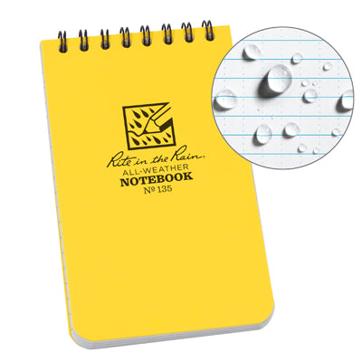 Rite in the Rain All-Weather Notebook Yellow No. 135