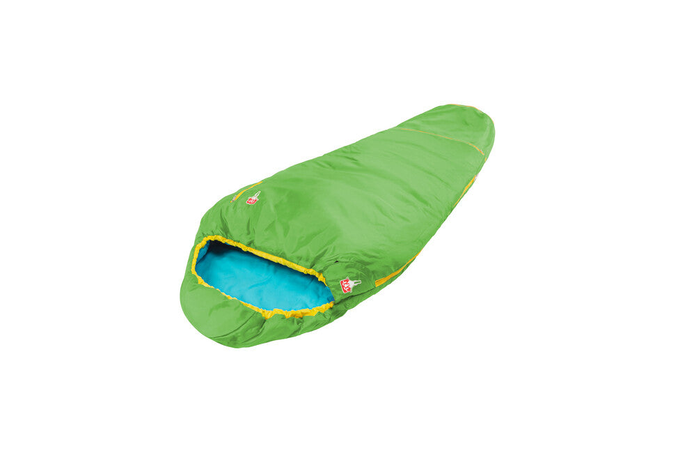 Grüezi-Bag Kids Colorful Grueezi Children's Sleeping Bag, Gecko Green