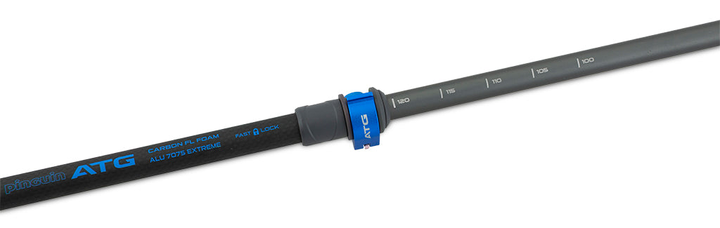 Pinguin Carbon FL Foam Trekking Poles, Carbon/Blue
