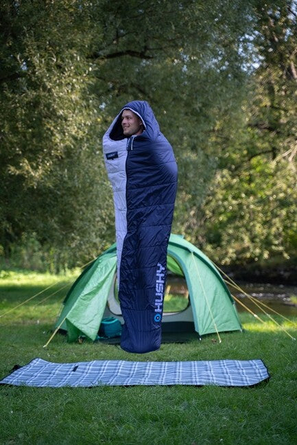 HUSKY Enemy Synthetic Three-Season Sleeping Bag -12, Blue